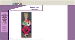 Desktop Screenshot of laurasdollcreations.tripod.com