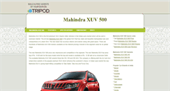 Desktop Screenshot of mahindraxuv500.tripod.com