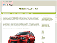 Tablet Screenshot of mahindraxuv500.tripod.com