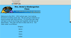 Desktop Screenshot of kindergartenkiddos.tripod.com