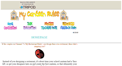 Desktop Screenshot of mycanteenrules.tripod.com
