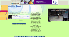 Desktop Screenshot of aint-she-sweet.tripod.com