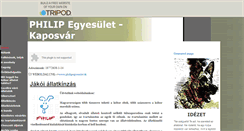 Desktop Screenshot of philip-egyesulet.tripod.com