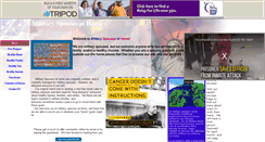Desktop Screenshot of amilitaryspouse.tripod.com