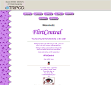 Tablet Screenshot of flirtcentral.tripod.com