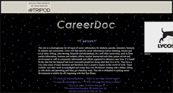 Desktop Screenshot of careerdoc.tripod.com