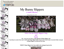 Tablet Screenshot of bunnyslippers.tripod.com
