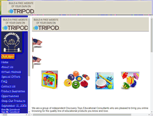 Tablet Screenshot of nicolesdiscoverytoys.tripod.com