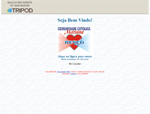 Tablet Screenshot of comunidadehesed.br.tripod.com