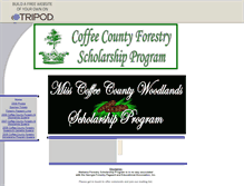 Tablet Screenshot of coffeecountyforestry.tripod.com