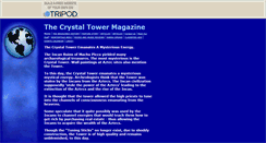 Desktop Screenshot of crystaltowermagazine.tripod.com