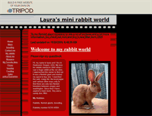 Tablet Screenshot of laurasminirabbitworld.tripod.com