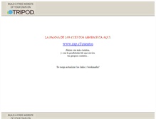 Tablet Screenshot of cuentos.tripod.com