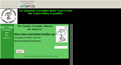 Desktop Screenshot of columbiacrocodiles.tripod.com