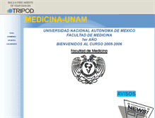 Tablet Screenshot of medicina-unam.tripod.com