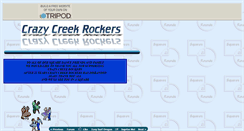 Desktop Screenshot of crazycreekrockers.tripod.com