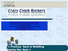 Tablet Screenshot of crazycreekrockers.tripod.com
