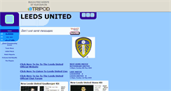 Desktop Screenshot of leedsunitedfc.tripod.com