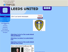 Tablet Screenshot of leedsunitedfc.tripod.com