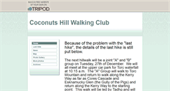 Desktop Screenshot of corkcoconuts.tripod.com