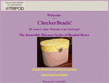 Tablet Screenshot of checkerbeads.tripod.com