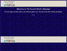 Tablet Screenshot of durandbands.tripod.com