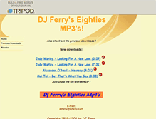 Tablet Screenshot of djferry.tripod.com