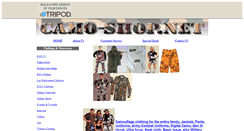 Desktop Screenshot of camoshop.net.tripod.com