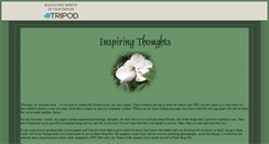 Desktop Screenshot of inspiring-thoughts.tripod.com