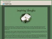 Tablet Screenshot of inspiring-thoughts.tripod.com