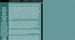Desktop Screenshot of ecumenizm.tripod.com
