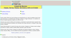 Desktop Screenshot of galeriaartecristalmuranovenecia.tripod.com