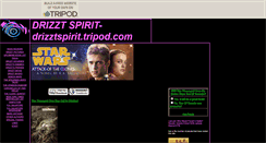 Desktop Screenshot of drizztspirit.tripod.com