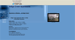 Desktop Screenshot of indigocreekapts.tripod.com