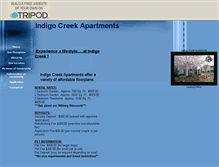 Tablet Screenshot of indigocreekapts.tripod.com