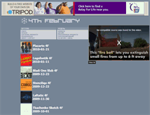 Tablet Screenshot of 4thfebruary.tripod.com