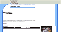 Desktop Screenshot of goheels.ricky.tripod.com