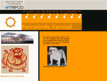 Tablet Screenshot of fairwindskennel.tripod.com