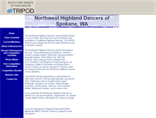 Tablet Screenshot of nwhighlanddancers.tripod.com