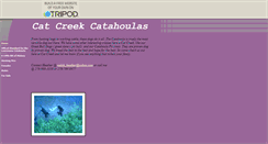 Desktop Screenshot of catcreek.tripod.com