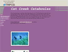 Tablet Screenshot of catcreek.tripod.com