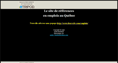 Desktop Screenshot of emplois.tripod.com