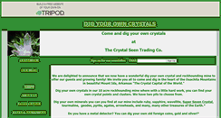 Desktop Screenshot of dig-your-own-crystals.tripod.com