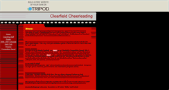 Desktop Screenshot of clearfieldcheer.tripod.com
