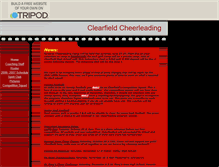 Tablet Screenshot of clearfieldcheer.tripod.com
