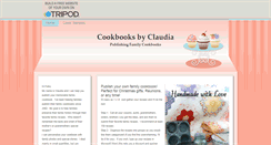 Desktop Screenshot of cookbooksbyclaudia.tripod.com