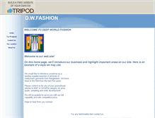 Tablet Screenshot of dwfashion.tripod.com