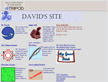Tablet Screenshot of davidgbrown.tripod.com