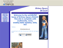 Tablet Screenshot of britneyrox88.tripod.com