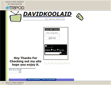 Tablet Screenshot of davidkoolaid.tripod.com